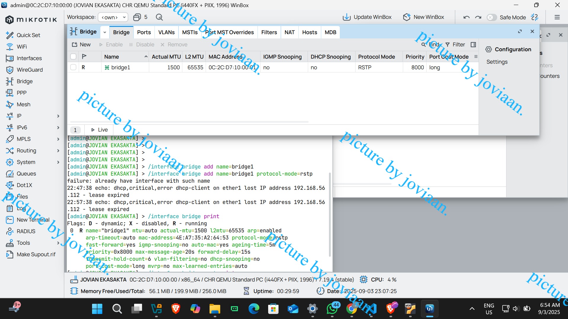 SERVICE IP pada MikroTik RouterOS